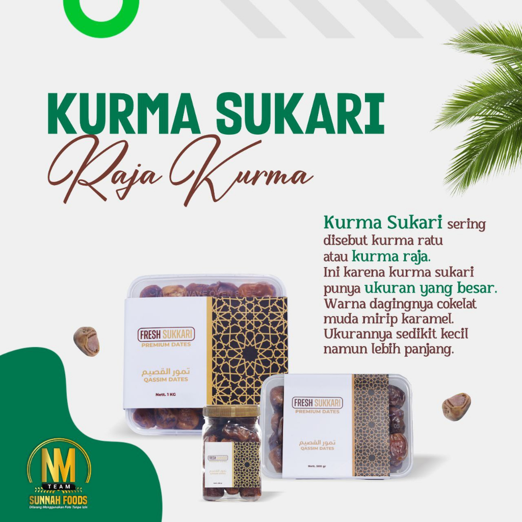 

Kurma Sukkari / Sukari Sortir terbaik