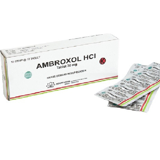 AMBROXOL 30MG 1 STRIP 10 TABLET