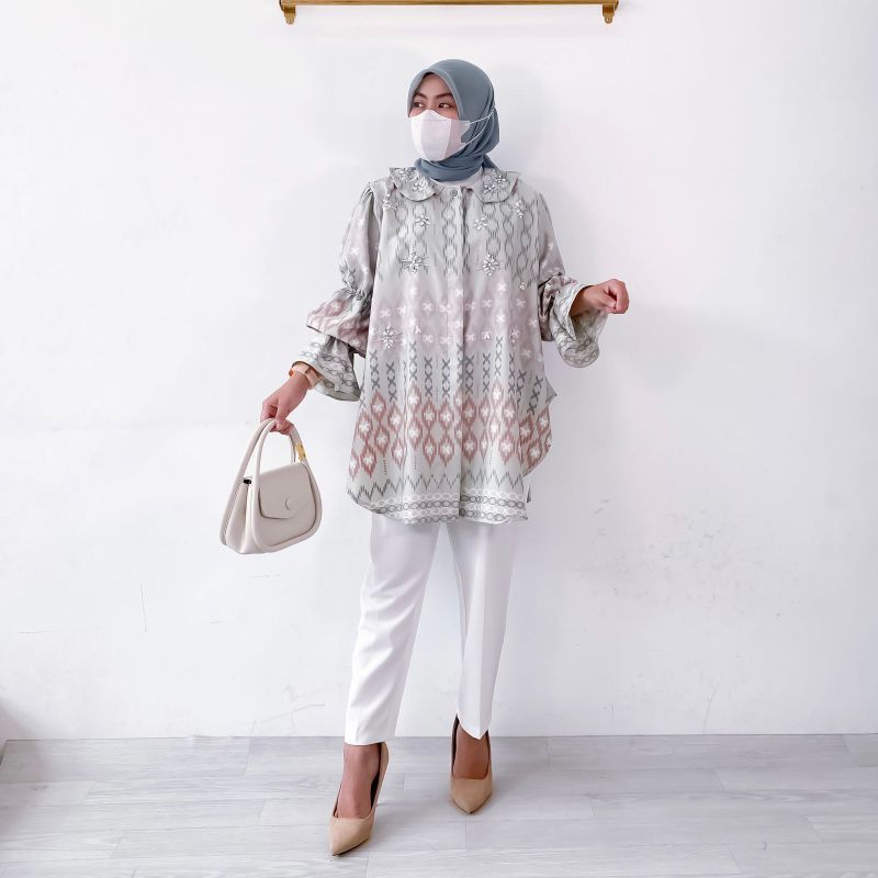 FLOWY BLOUSE | SHIRT KEMEJA ATASAN WANITA PAKAIAN CEWE IMPORT