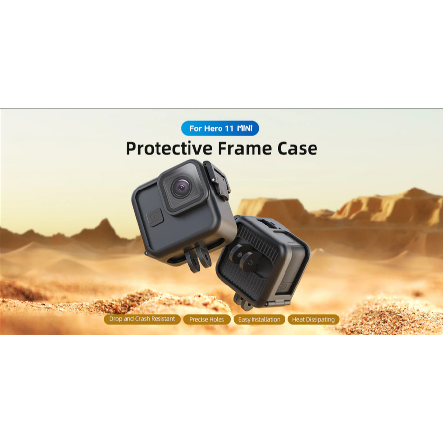 TELESIN Plastic Protective Frame for GoPro Hero 11 Mini Case 11 Mini