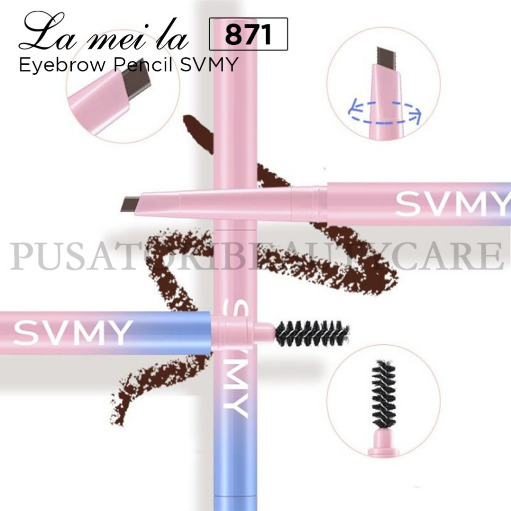 SVMY 871 Eyebrow Pencil Waterproof Pinsil Alis Anti Air