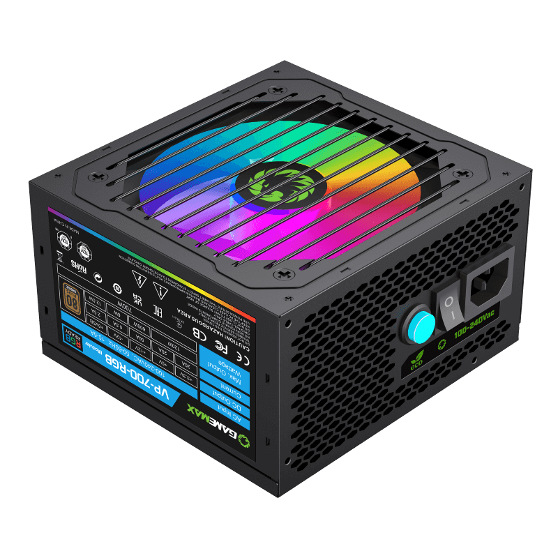 PSU Gamemax VP-700 RGB Performance Gaming 80+ Bronze Gamemax VP700 RGB