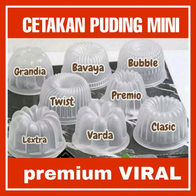 DAPURMAMI Cetakan Puding Mini Cetakan Pudding Cetakan agar mini viral