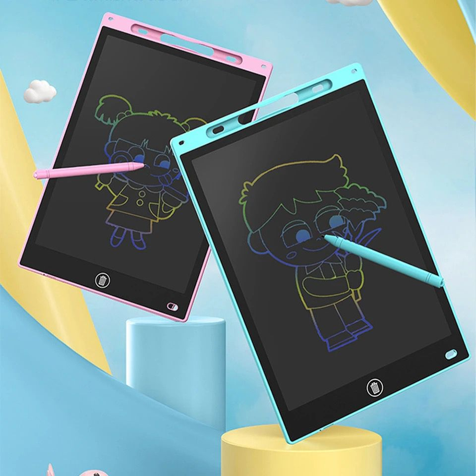 LCD Drawing Writing Tablet 8.5&quot; Rainbow Papan Tulis Anak Dewasa Board Terbaru