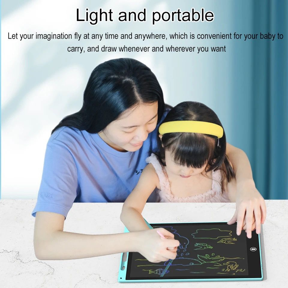 LCD Drawing Writing Tablet 8.5&quot; Rainbow Papan Tulis Anak Dewasa Board Terbaru