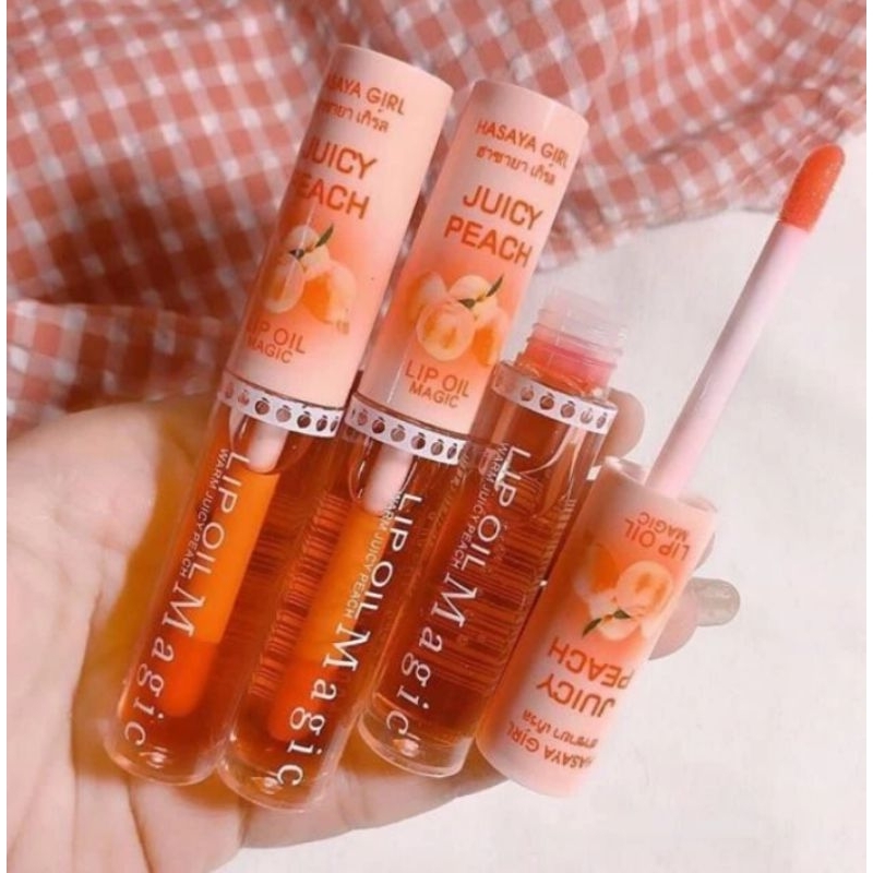 Lips Oil Juicy Peach Hasaya Girl