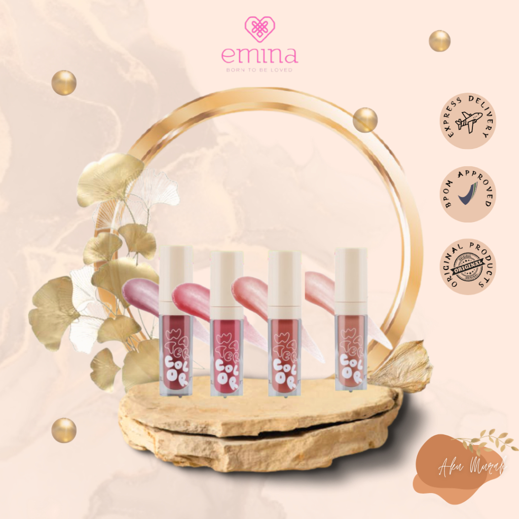 ✨ AKU MURAH ✨ Emina Liquid Lip Shine 4.5 ml - Lip Gloss