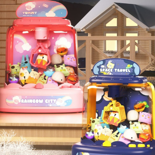 MAINAN MESIN CAPIT MINI BONEKA SPACE TRAVEL CITY