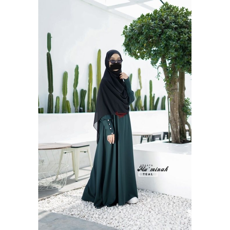 Abaya Al mu'min by Khumaira syari | Abaya Mu'minah Zipper