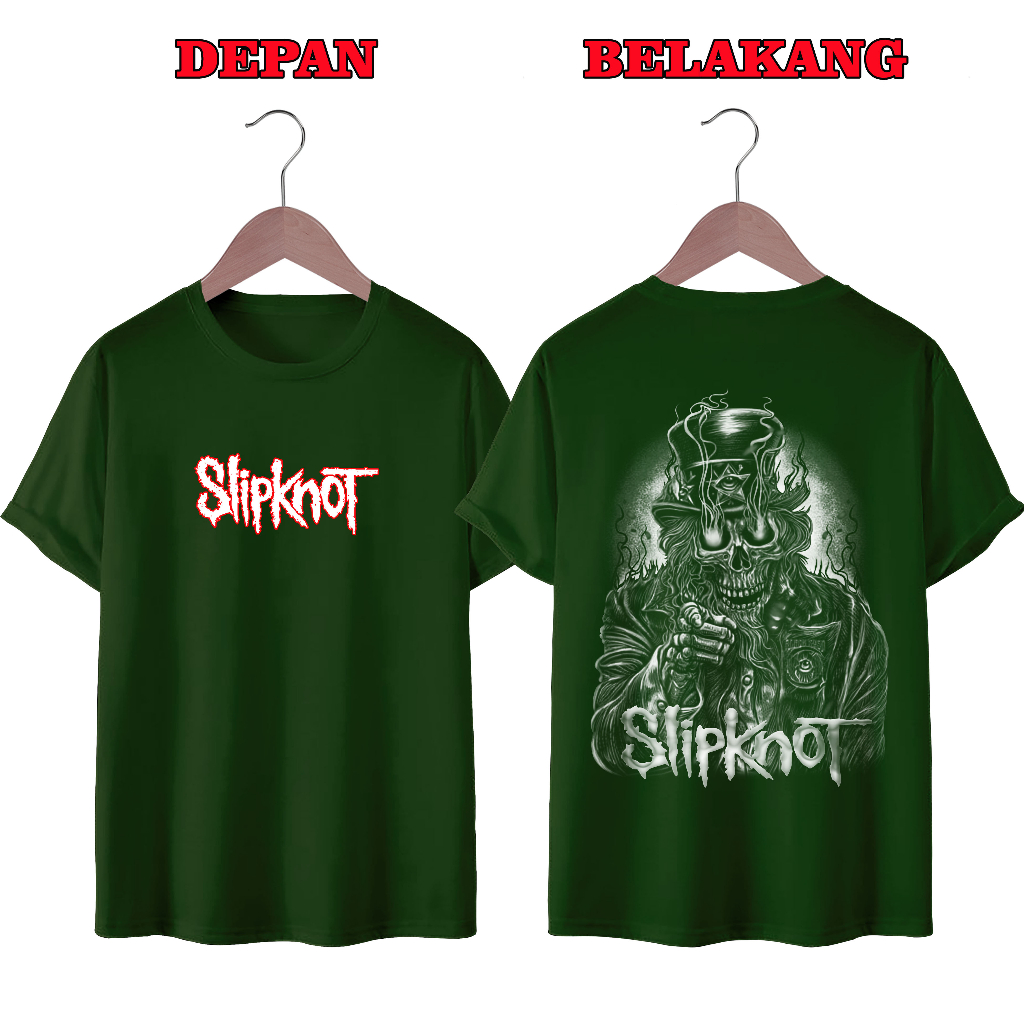 KAOS DISTRO UNISEX PRIA DAN WANITA TERBARU,SLIPKNOT