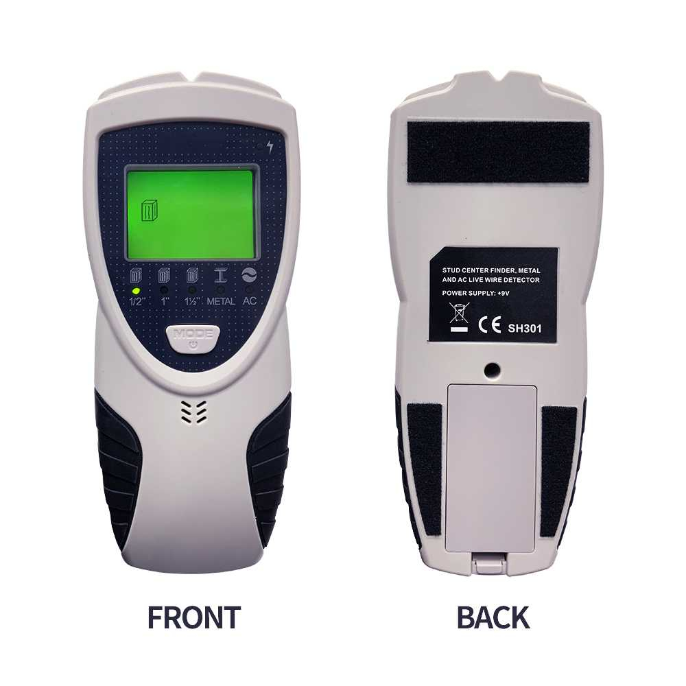 Detektor Logam Kayu 5 in 1 Wall Scanner Alarm LCD Backlit Alat Deteksi Material Ringkas Tanpa Kabel Berkualitas