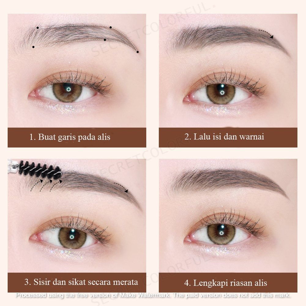 O.TWO.O SHINE Charming Slender Painter Eyebrow Pencil Tahan Lama