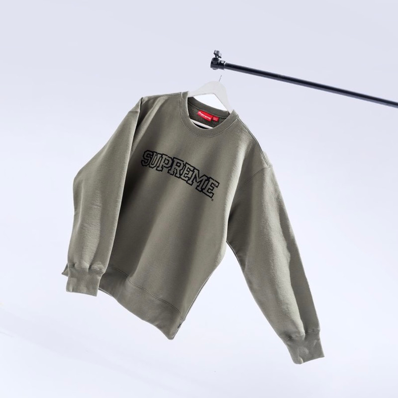 Sup. Shattered Crewneck Light Olive