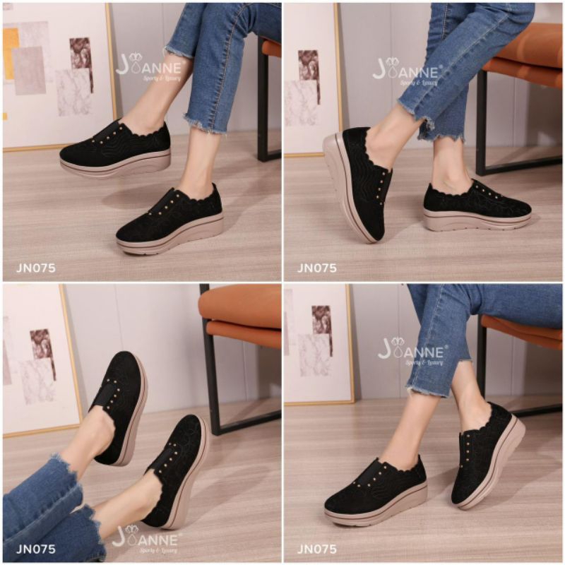 JOANNE Closed Toe Wedges Shoes #JN075 ORIGINAL