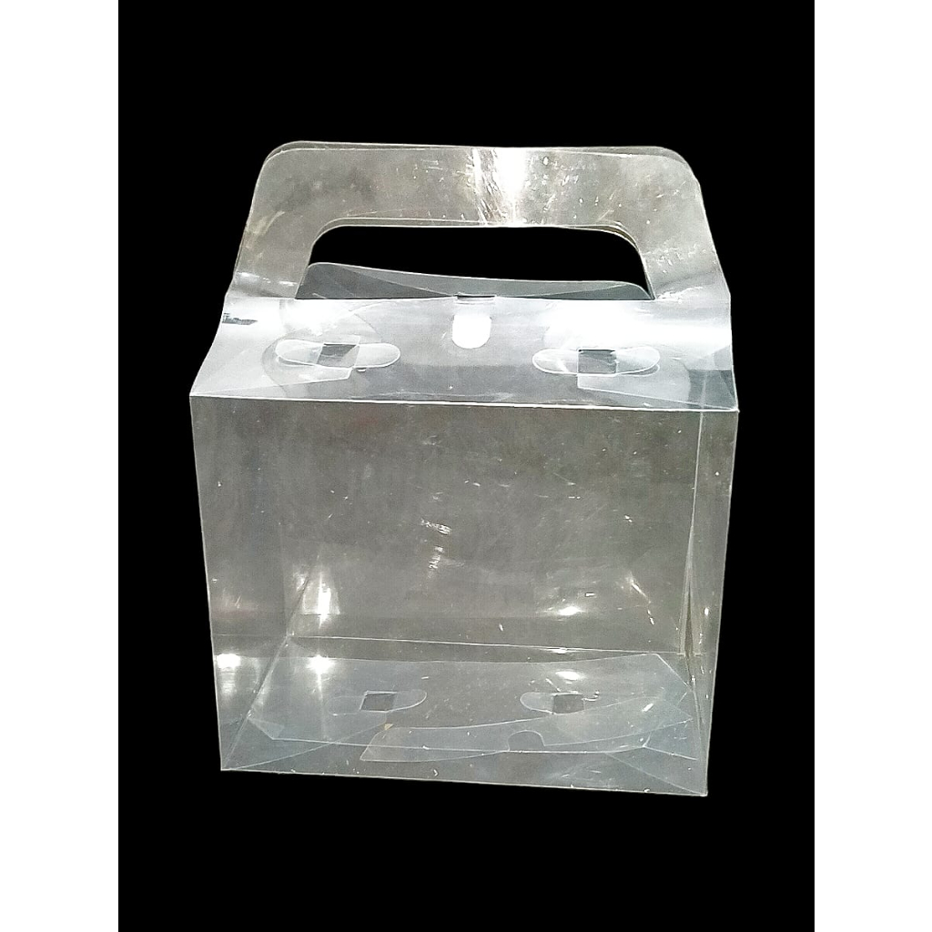 KOTAK MIKA SOUVENIR HAMPERS 16x10x13 TEBAL 0.18MM MIKA BANCI