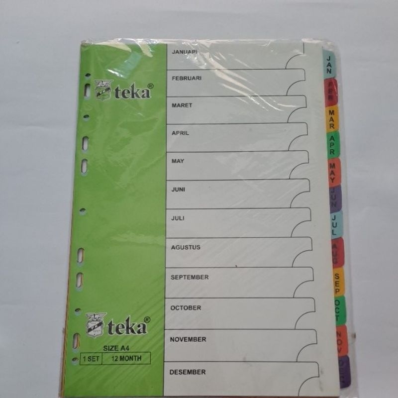 

Divider Teka 12 Month