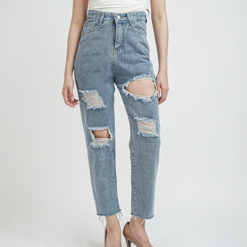 [LUXE.DLABEL] - E46 Jeans | Celana panjang Highwaist wanita Jeans import premium Jeans wanita polos ripped jeans High waist jeans wanita bkk Skinny Jeans High waist Baggy jeans Wideleg Jeans Kulot jeans Boyfriend jeans Wanita Kargo Jeans