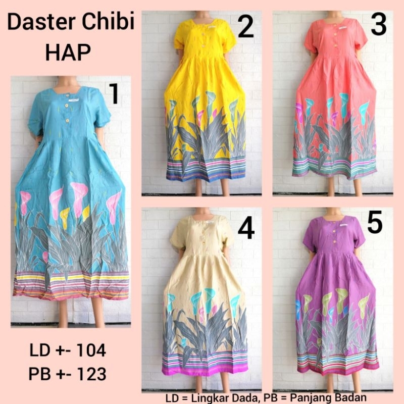 DASTER CHIBI LENGAN HAP DASTER MODERN KEKINIAN BU TEJO SLPP + KLPTR + ENCG