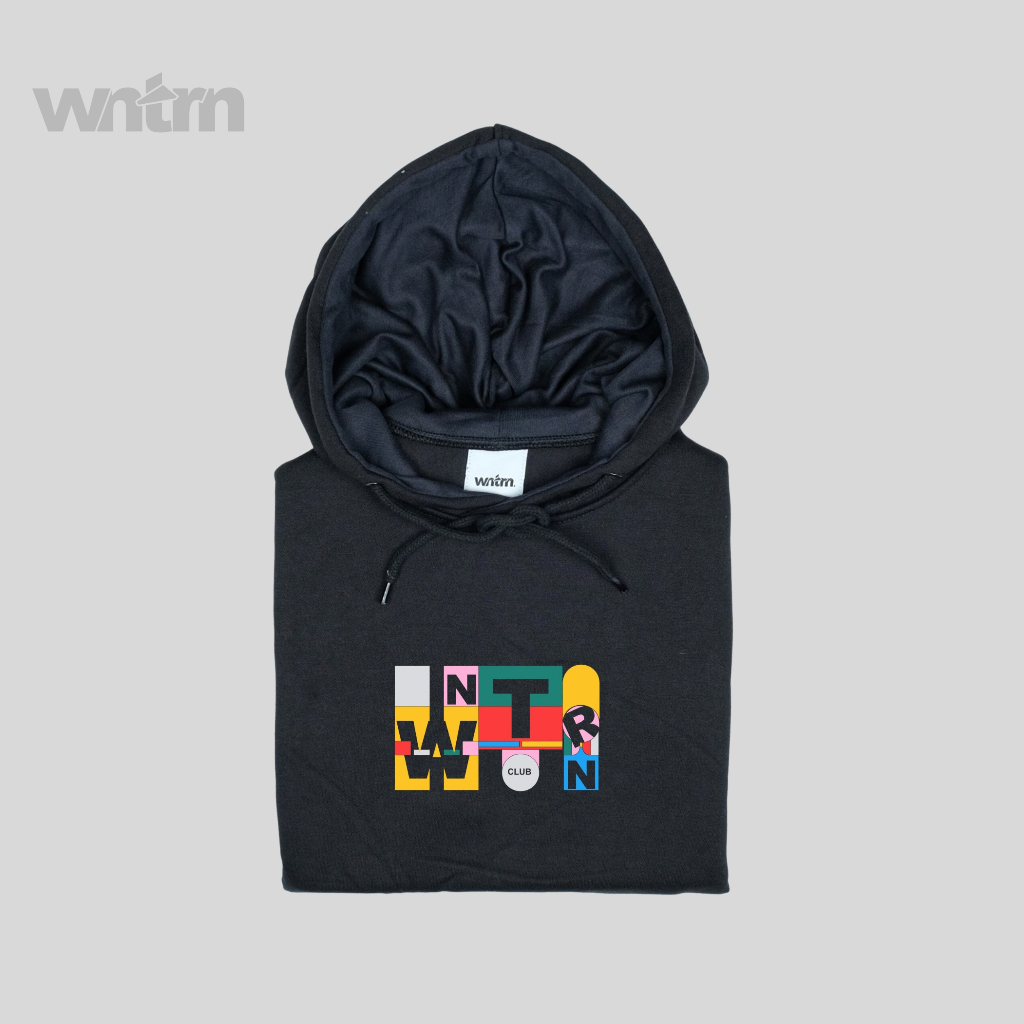 Hoodie Hitam Distro Keren Premium Hodie Cowok Basic Sablon Print Tulisan Kata Polos Tangan Panjang Nyaman Bahan Fleece Tebal