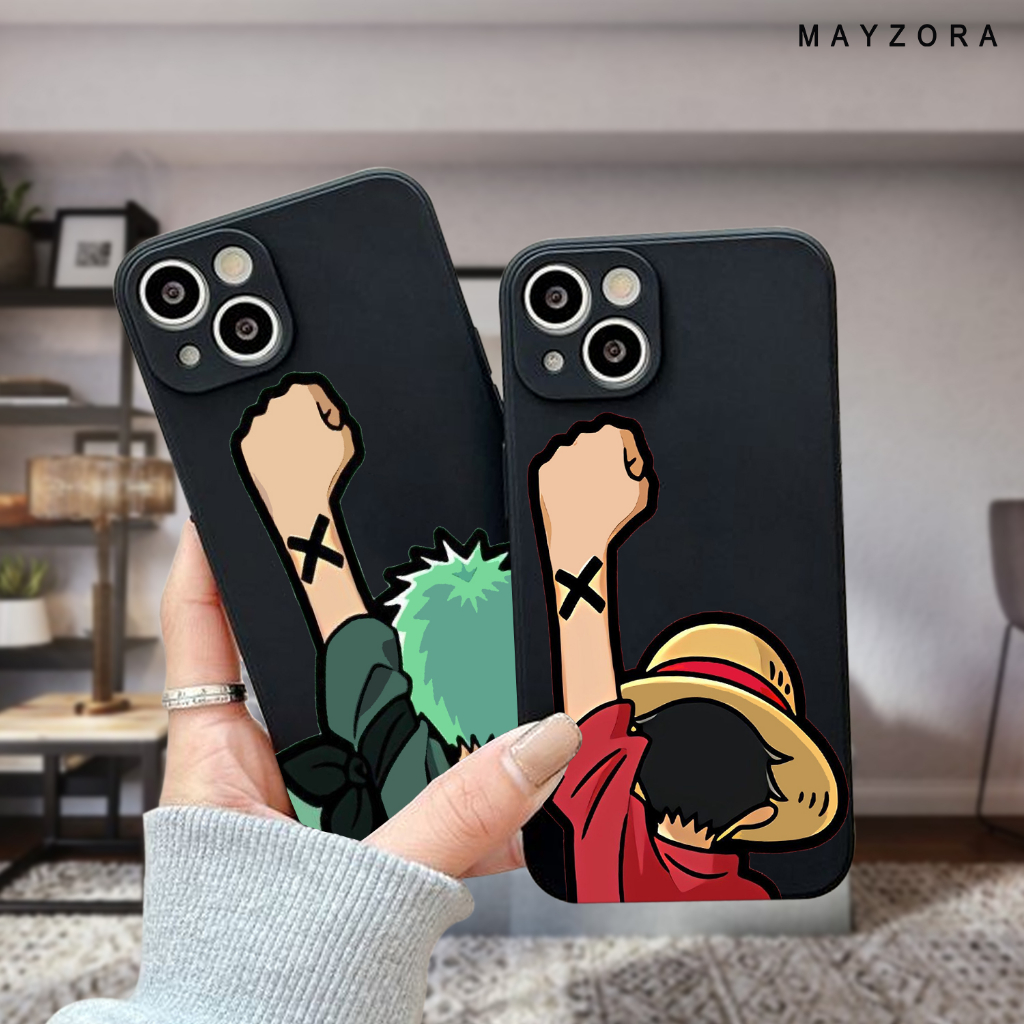 Soft Case Matte Motif ANIME ONEPIECE [ ANM002 ] FOR ALL TYPE REDMI 10 4G REDMI 10 5G REDMI 10A REDMI