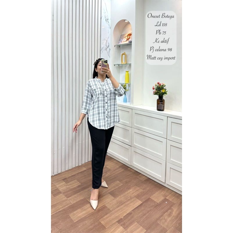 Botega cey yarn dyed kotak