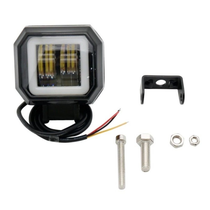 WORK LIGHT LAMPU TEMBAK SOROT LED CWL 2 MATA LENSA 4D CREE 20W