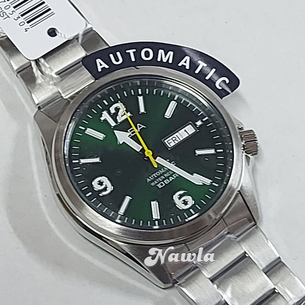 Alba Automatic AL4407X1 Green Dial - Jam Tangan Pria AL4407