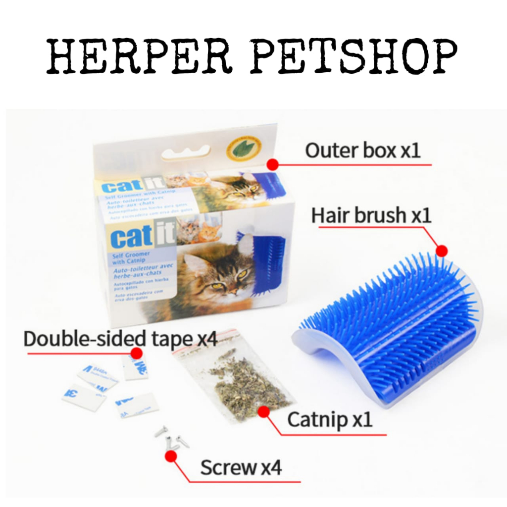 Cat It Self Groomer With Catnip - Sisir Xatnip