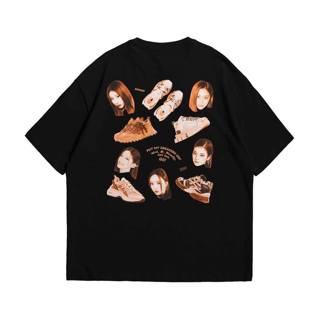 ITZY Sneakers - Oversized Tshirt