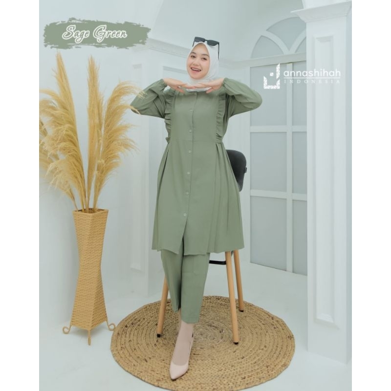 ANDINE SETCEL BY ANNASHIHAH INDONESIA/SETCEL ANNASHIHAH INDONESIA ORIGINAL/ONE SET ANNASHIHAH/SET CE