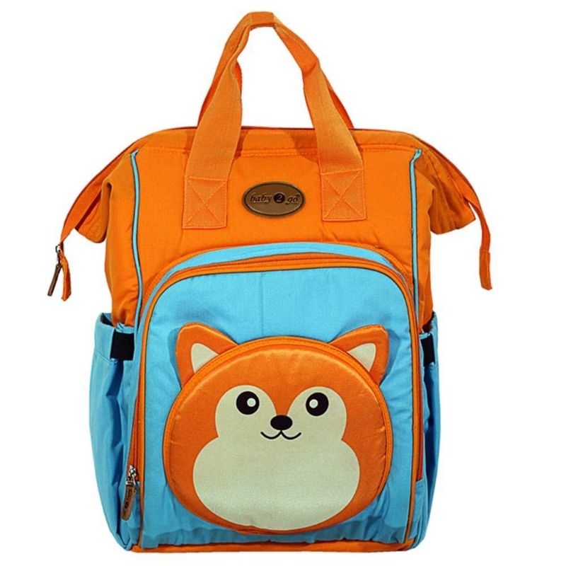 CRIA BABYSHOP Baby Scots Back Pack Diaper Bag 2 go Tupai Series - B2T1401 - Orange/ TAS JINJING /TAS