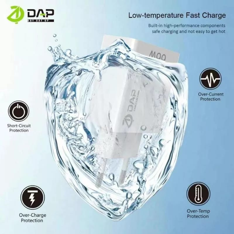 Charger DAP D-AP4 TYPE-C 3A 66W QUALCOMM Casan DAP D-AP4 TIPE C 1USB Fast Charging