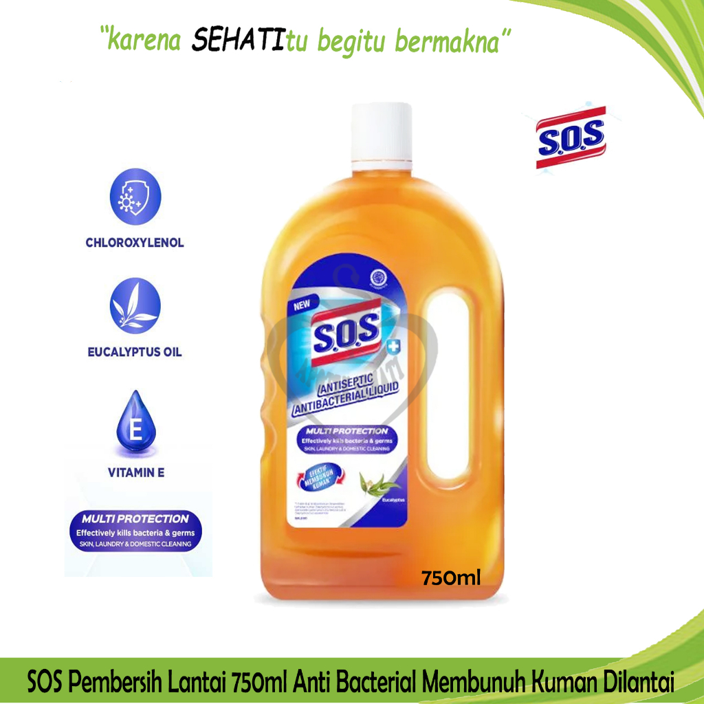 Sos Antiseptic Liquid Mengatasi Kuman Pada Kulit Sabun Cair