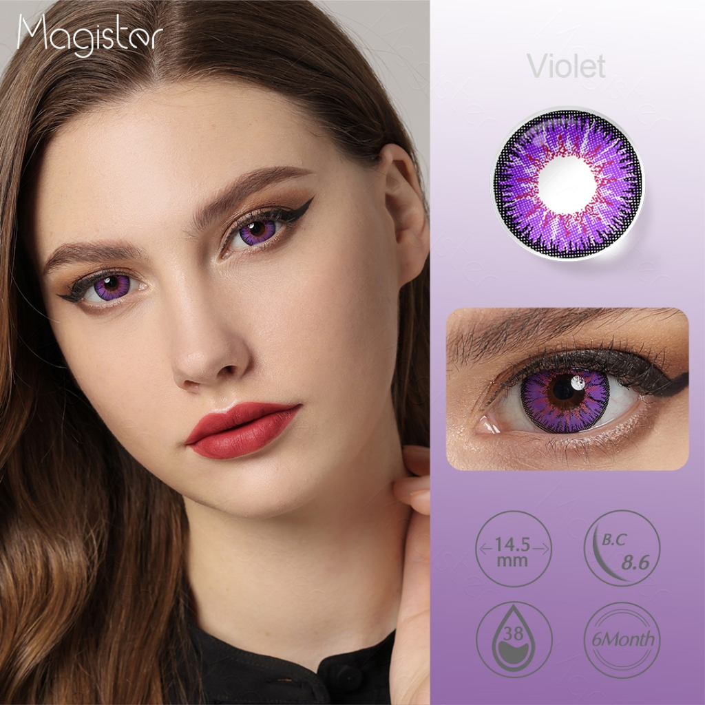 Softlens Murah Lensa Kontak Warna Grey Soflens Minus 0.00 Soflen Mata Normal DIA 14.5MM Softlens Halloween Soplen Cosplay