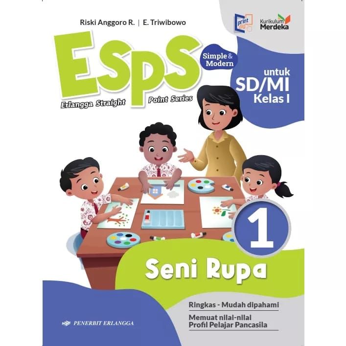 ESPS SENI RUPA KELAS 1- 2 - 4 - 5 SD/MI Kurikulum Merdeka PENERBIT ERLANGGA