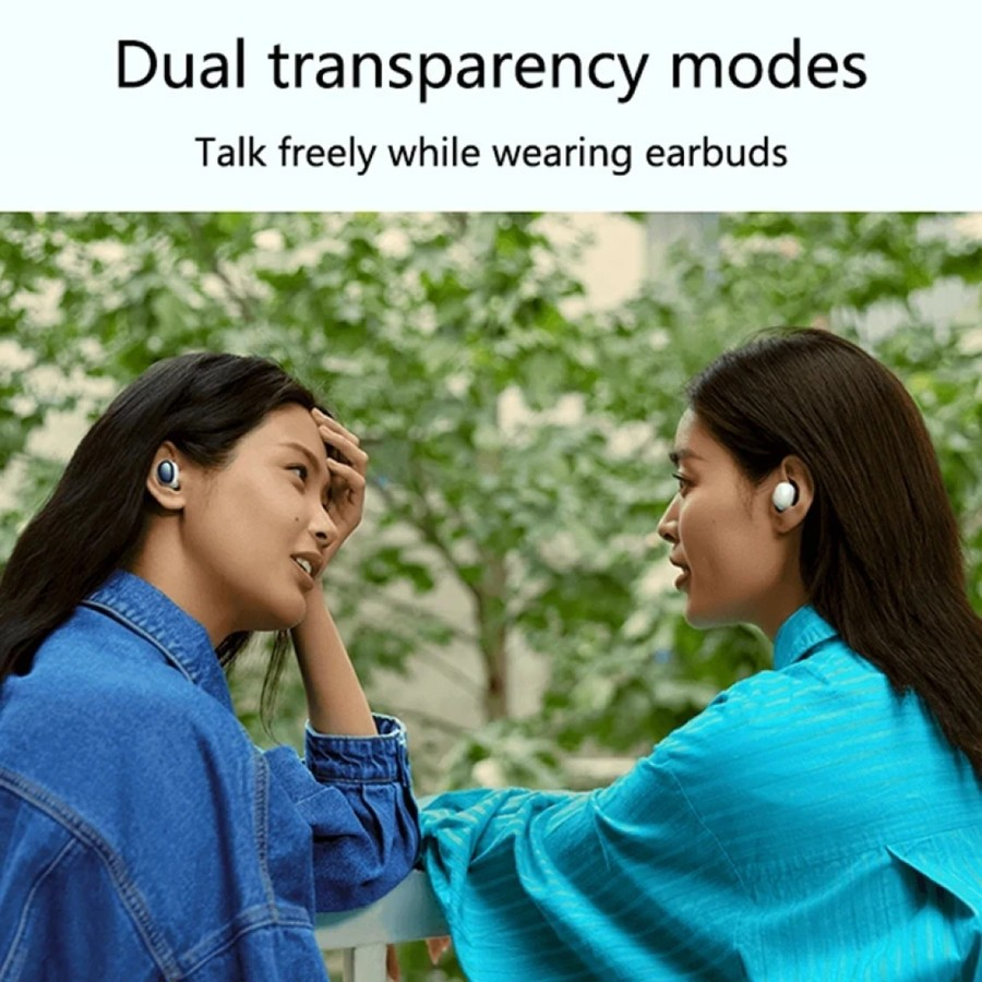 Headset Bluetooth Earphone Headset Pure Super Bass Xiaomi Redmi Buds 4 True Wireless 3 ANC Mode Bluetooth 5.2 TWS Ori Clone 1:1