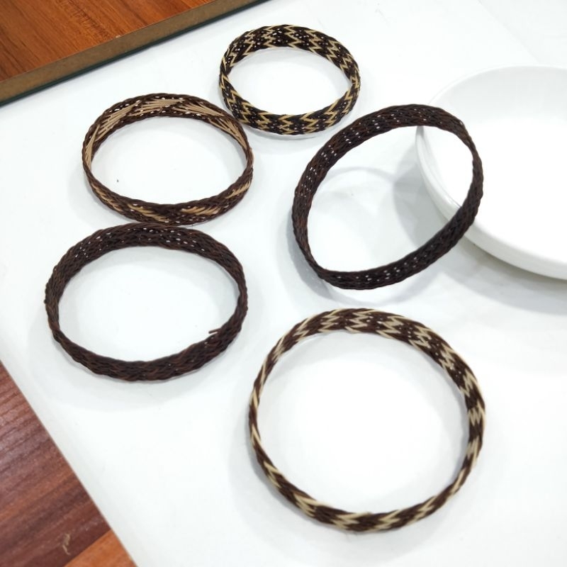 Gelang Simpai Anyaman Rotan Gelang Akar