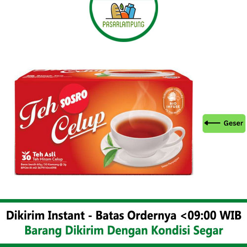 

Teh Sosro Celup Perkotak 30 Kantong Celup Pasar Lampung
