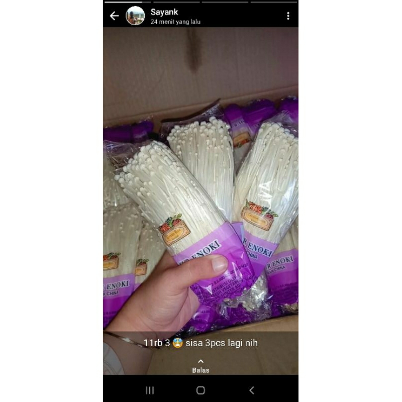 

jamur enoki 10rb 3pcs