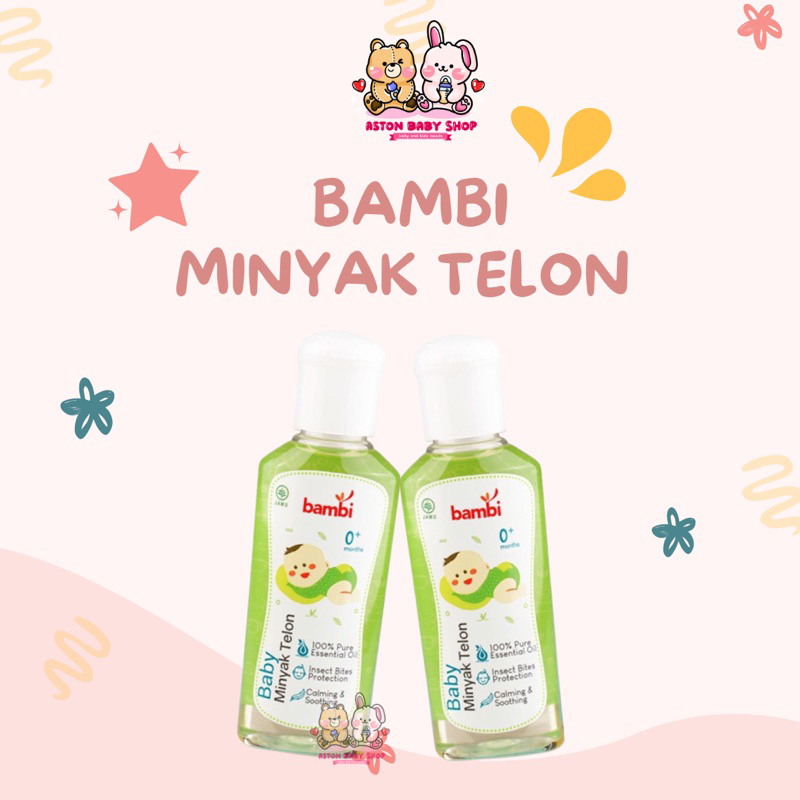 Bambi Baby Minyak Telon 60ml Bambi Telon Oil