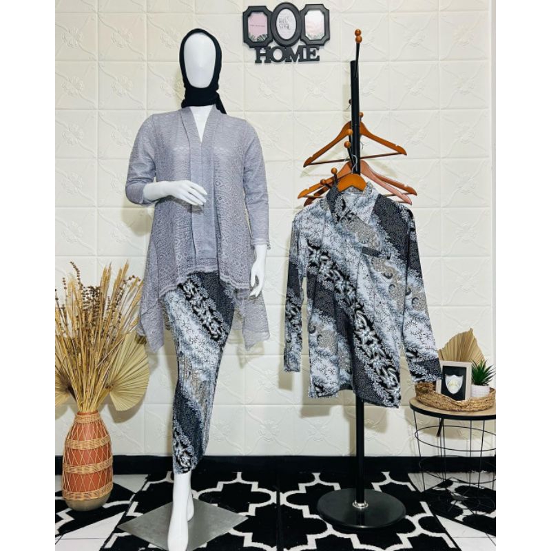 { COD } STELAN KEBAYA / STELAN COUPLE KEMEJA BATIK / STELAN BRUKAT / KEBAYA BRUKAT / STELAN COUPLE K