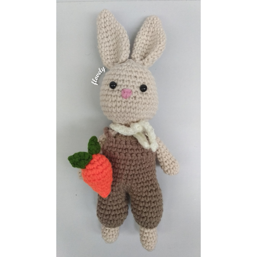 Bunny Crochet Doll | Boneka Rajut Kelinci | Boneka Rajut Bunny | Amigurumi Kelinci