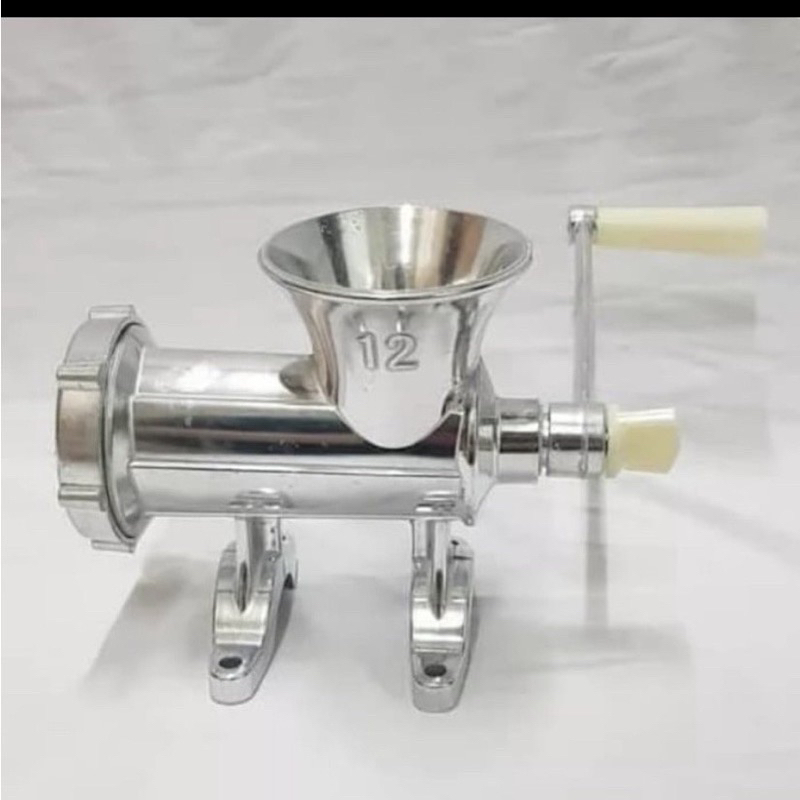 Vipoo Multi Use Mincer A12# // Gilingan Daging Manual Stenlis Stell // Meat Mincer Manual