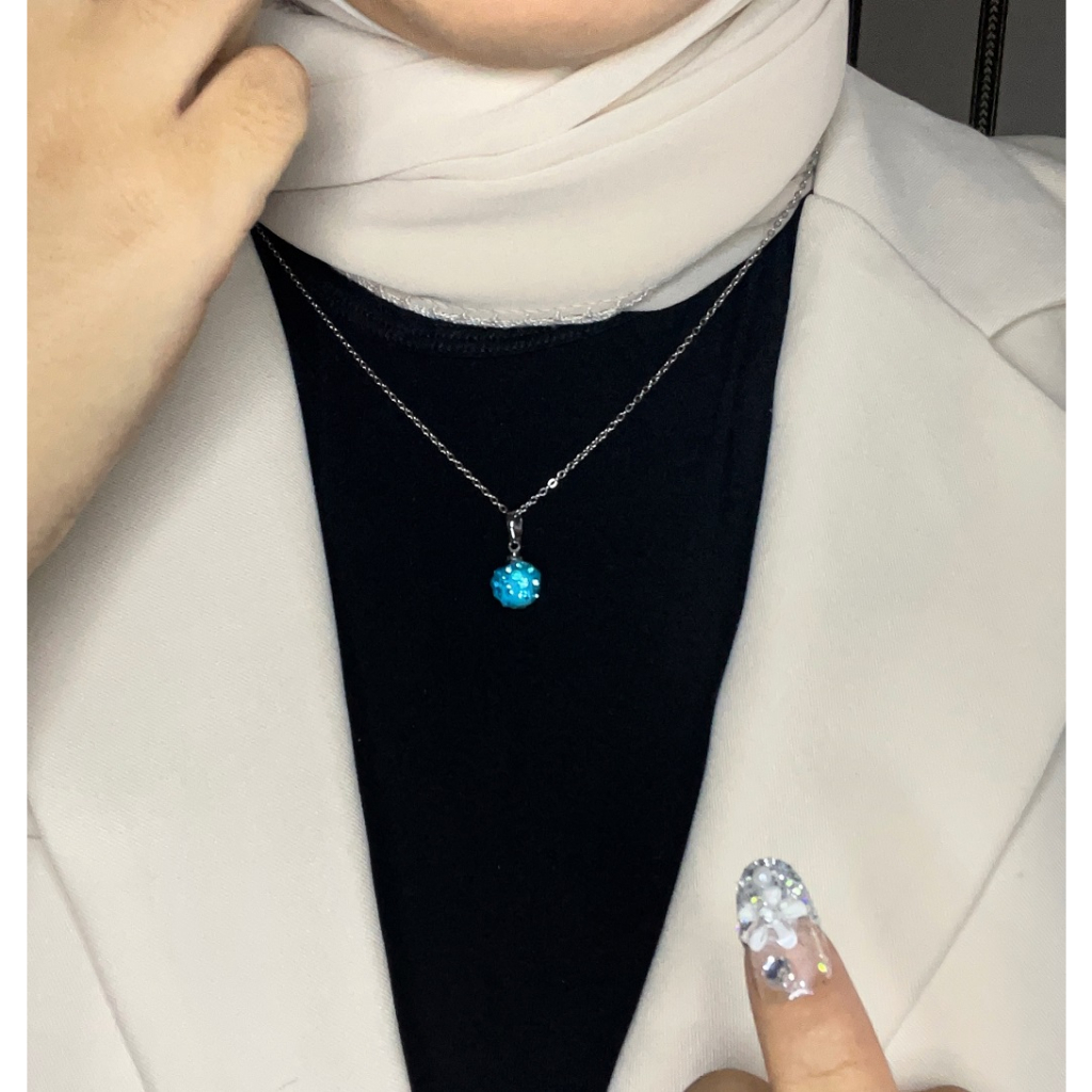 Promo COD Kalung Dan Liontin Titanium Aksesoris Wanita Pria Terbaru Kalung Anti Karat