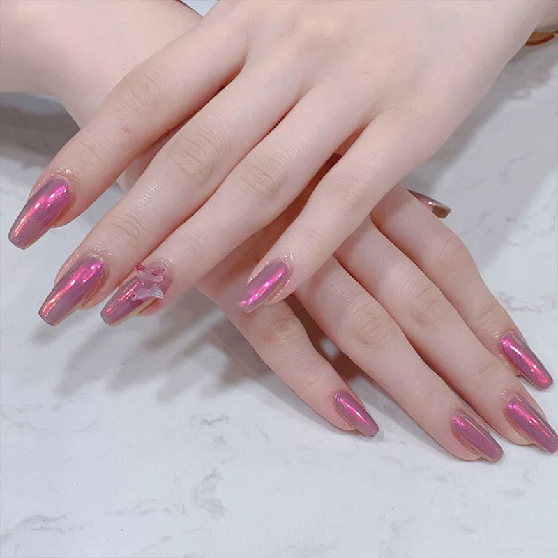 CHROME POWDER NAIL ART | SOLID PIGMENT POWDER 6 WARNA CHROME POWDER NAIL ART SOLID FAIRY POWDER SET | NAIL ART POWDER | GLITTER NAIL ART| Solid Nail Powder Chrome