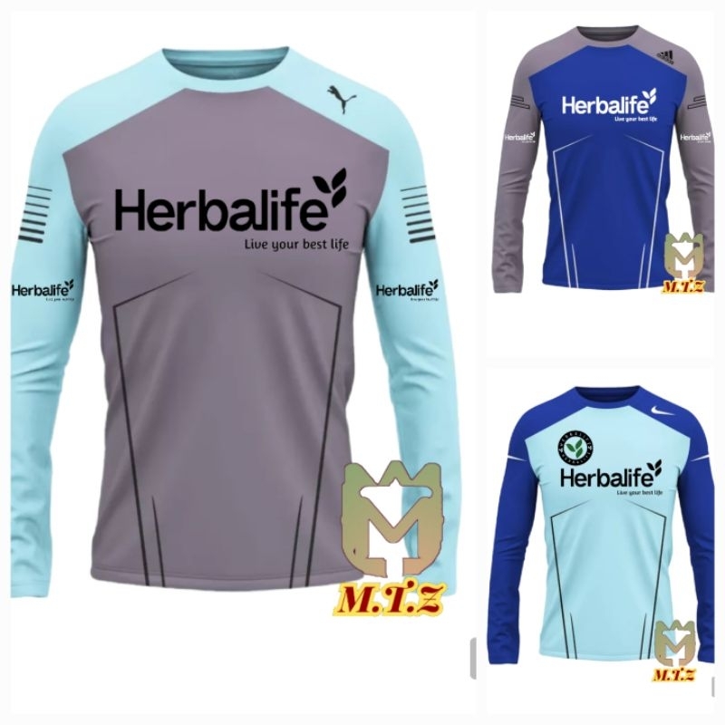 Jersey Lengan Panjang Desain Unisex Pria Wanita - Jersey Senam