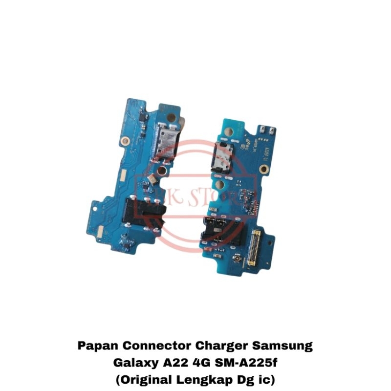 Papan Connector Charger Samsung Galaxy A22 4G A225f Pcb Konektor Cas Original