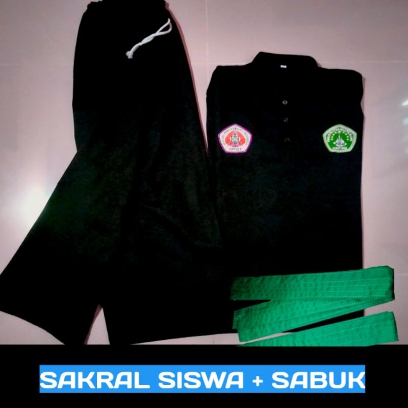 Sakral siswa pagar Nusa + sabuk /seragam santri