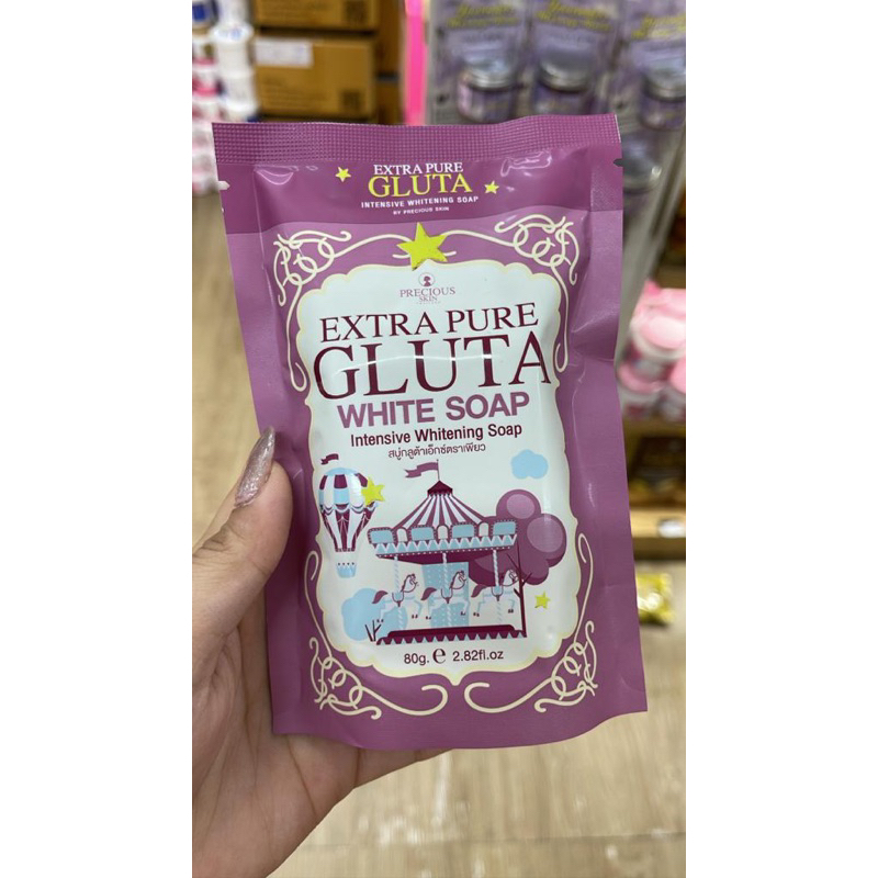 SABUN THAILAND EXTRA PURE GLUTA WHITE SOAP