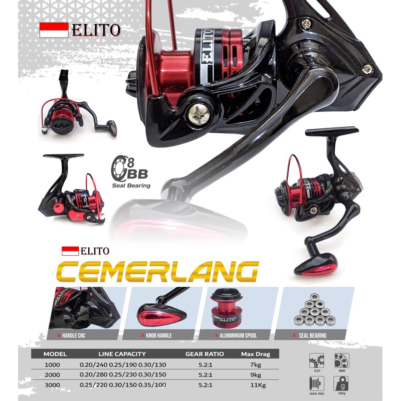 REEL ELITO CEMERLANG SMOOTH ROTOR